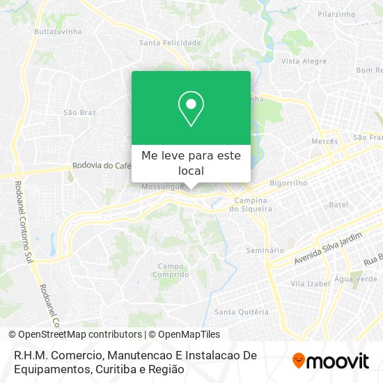 R.H.M. Comercio, Manutencao E Instalacao De Equipamentos mapa