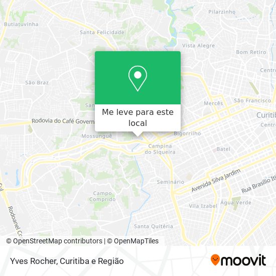 Yves Rocher mapa