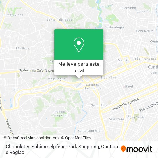 Chocolates Schimmelpfeng-Park Shopping mapa