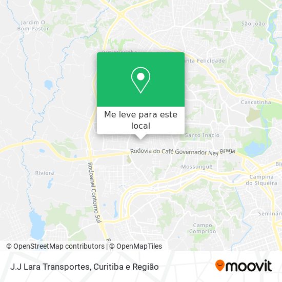 J.J Lara Transportes mapa