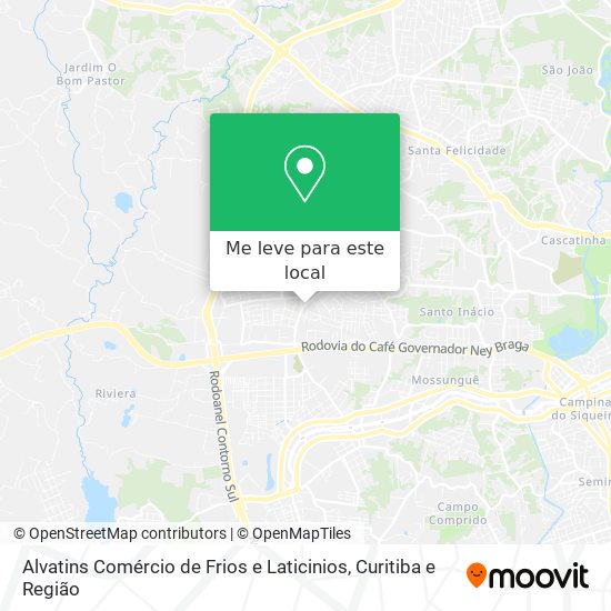 Alvatins Comércio de Frios e Laticinios mapa