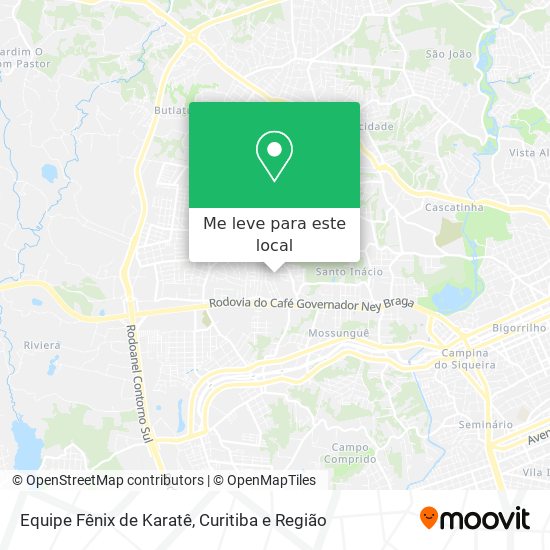 Equipe Fênix de Karatê mapa