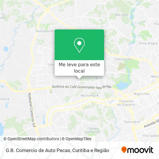 G.B. Comercio de Auto Pecas mapa