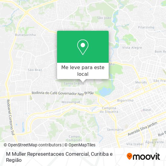 M Muller Representacoes Comercial mapa