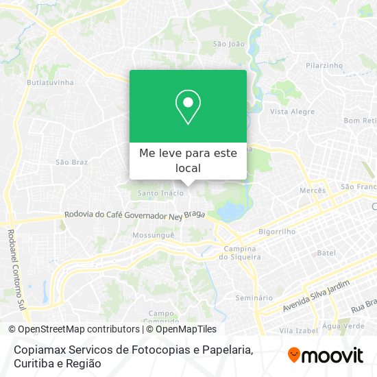 Copiamax Servicos de Fotocopias e Papelaria mapa