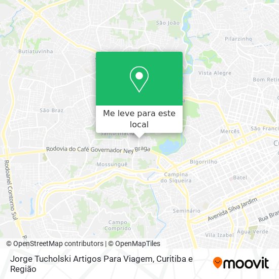 Jorge Tucholski Artigos Para Viagem mapa
