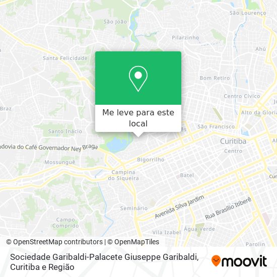 Sociedade Garibaldi-Palacete Giuseppe Garibaldi mapa