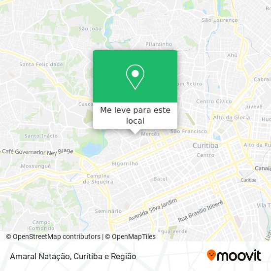 Amaral Natação mapa