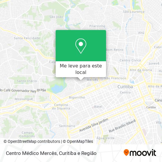 Centro Médico Mercês mapa