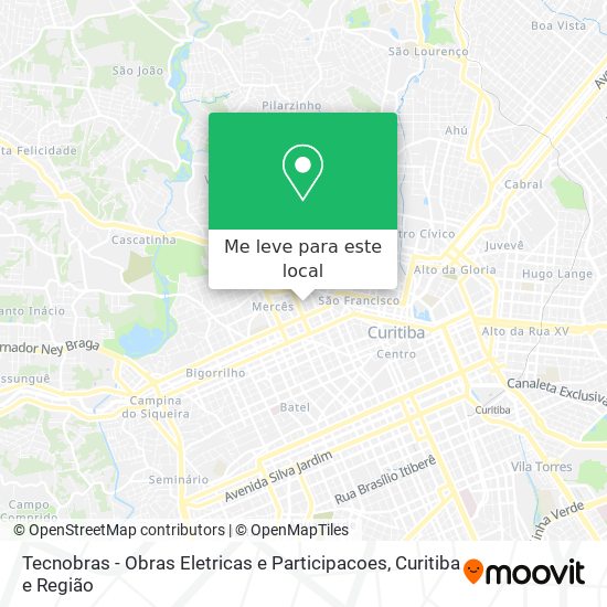 Tecnobras - Obras Eletricas e Participacoes mapa