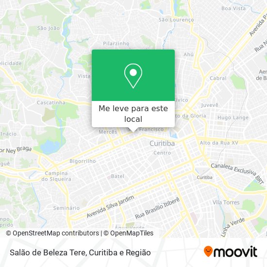 Salão de Beleza Tere mapa