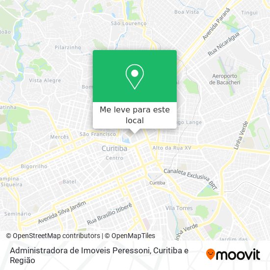 Administradora de Imoveis Peressoni mapa