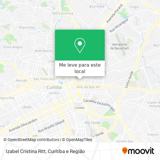 Izabel Cristina Ritt mapa