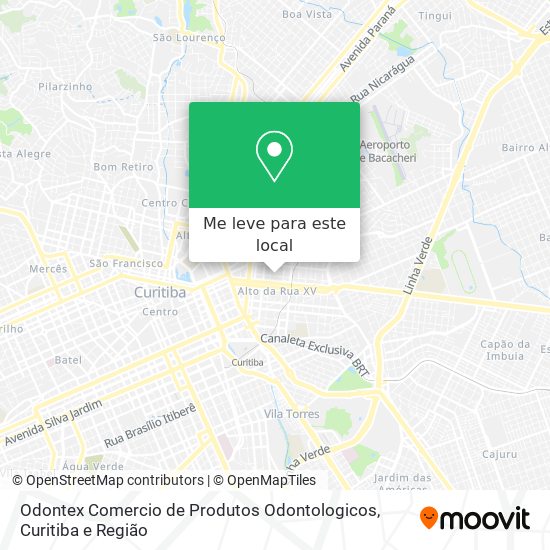 Odontex Comercio de Produtos Odontologicos mapa
