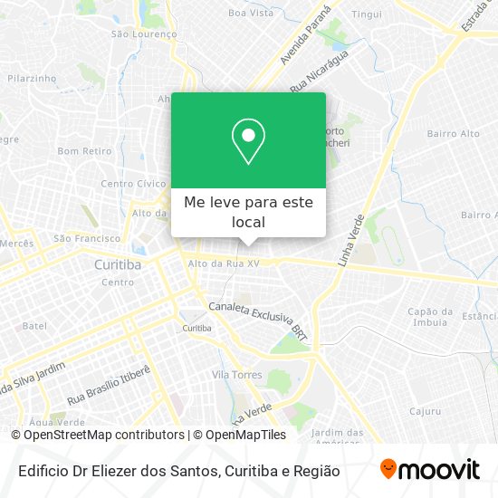 Edificio Dr Eliezer dos Santos mapa
