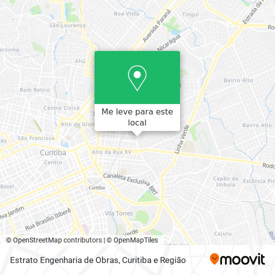 Estrato Engenharia de Obras mapa