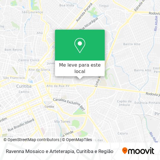 Ravenna Mosaico e Arteterapia mapa