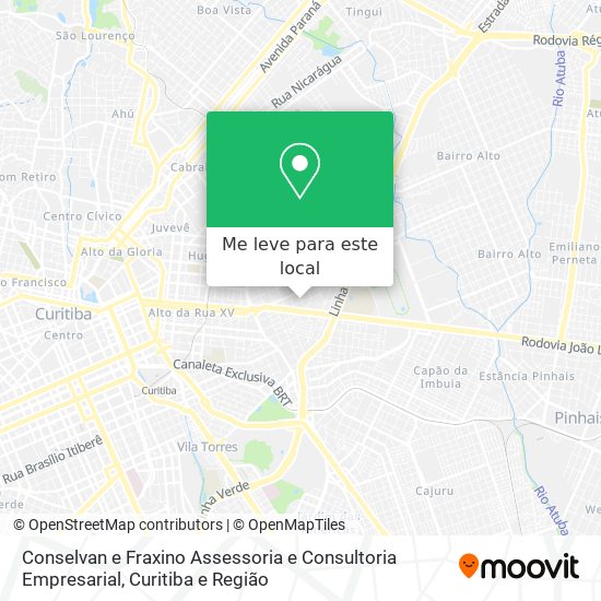 Conselvan e Fraxino Assessoria e Consultoria Empresarial mapa