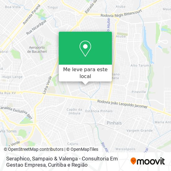 Seraphico, Sampaio & Valenga - Consultoria Em Gestao Empresa mapa