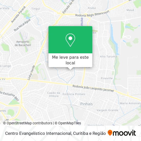 Centro Evangelístico Internacional mapa