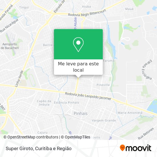 Super Giroto mapa
