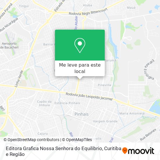 Editora Grafica Nossa Senhora do Equilibrio mapa