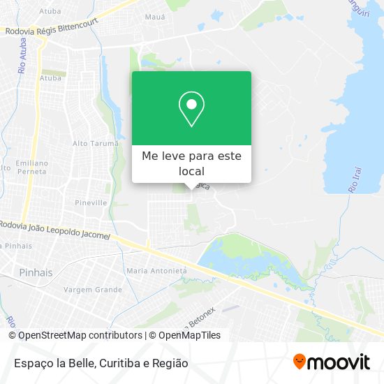Espaço la Belle mapa