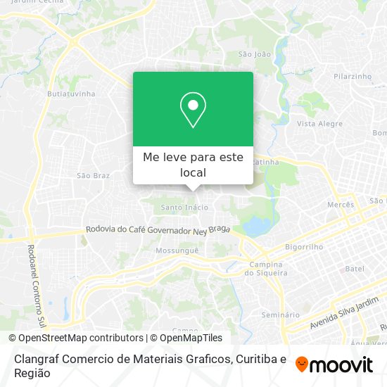 Clangraf Comercio de Materiais Graficos mapa