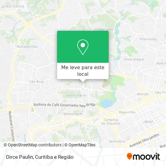 Dirce Paulin mapa