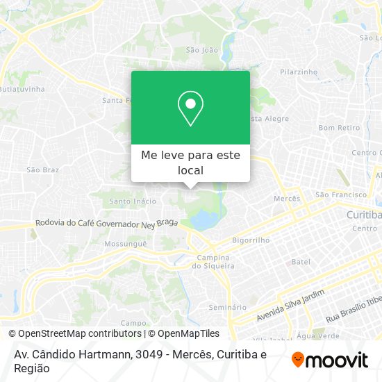 Av. Cândido Hartmann, 3049 - Mercês mapa