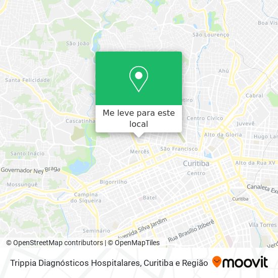 Trippia Diagnósticos Hospitalares mapa