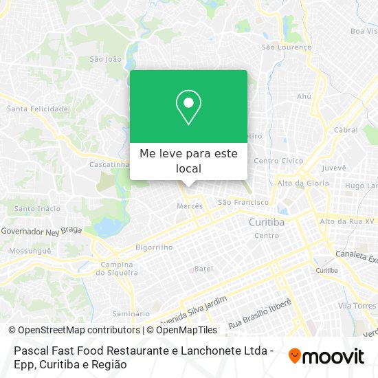 Pascal Fast Food Restaurante e Lanchonete Ltda - Epp mapa