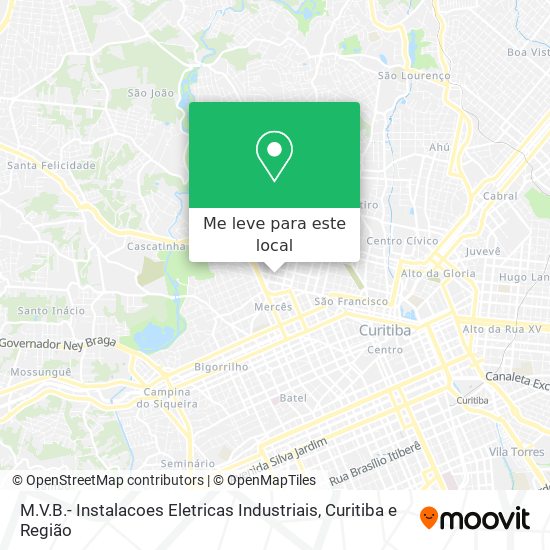 M.V.B.- Instalacoes Eletricas Industriais mapa