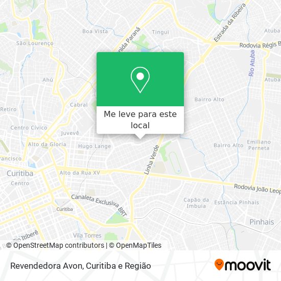 Revendedora Avon mapa