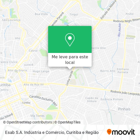 Esab S.A. Indústria e Comércio mapa