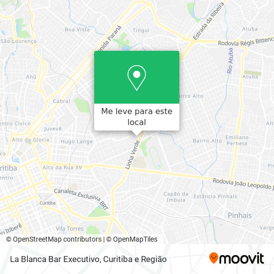 La Blanca Bar Executivo mapa