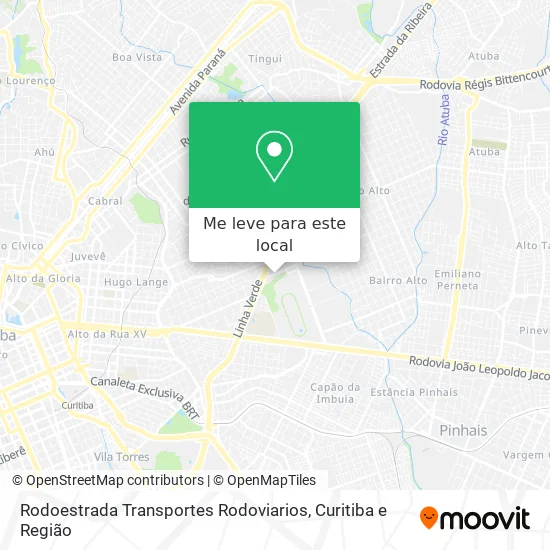 Rodoestrada Transportes Rodoviarios mapa