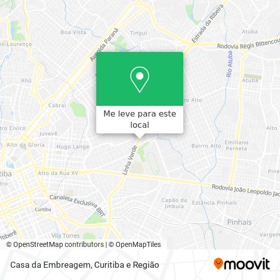 Casa da Embreagem mapa