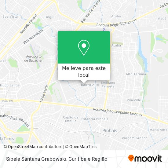 Sibele Santana Grabowski mapa