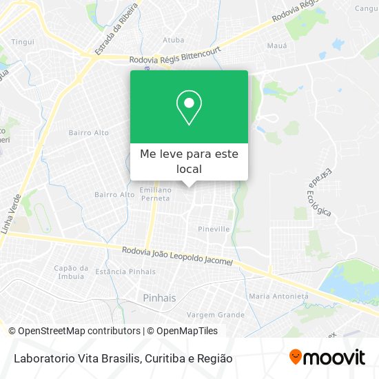 Laboratorio Vita Brasilis mapa