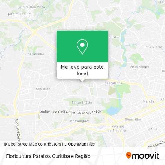 Floricultura Paraiso mapa