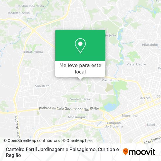 Canteiro Fértil Jardinagem e Paisagismo mapa