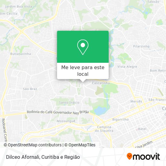 Dilceo Afornali mapa