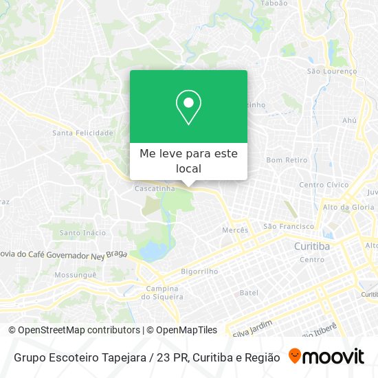 Grupo Escoteiro Tapejara / 23 PR mapa