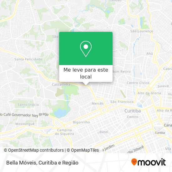 Bella Móveis mapa