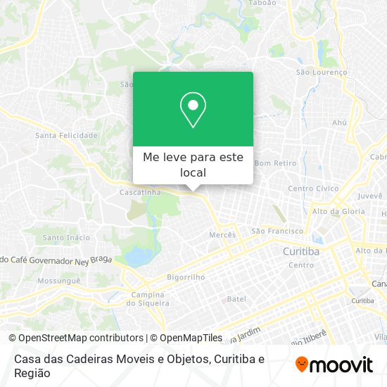 Casa das Cadeiras Moveis e Objetos mapa