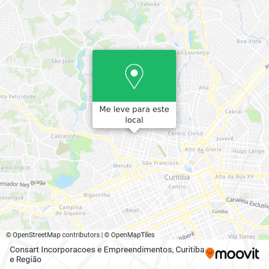 Consart Incorporacoes e Empreendimentos mapa
