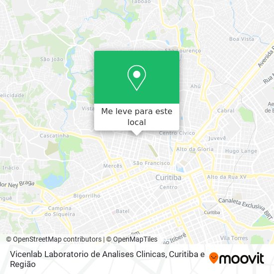 Vicenlab Laboratorio de Analises Clinicas mapa