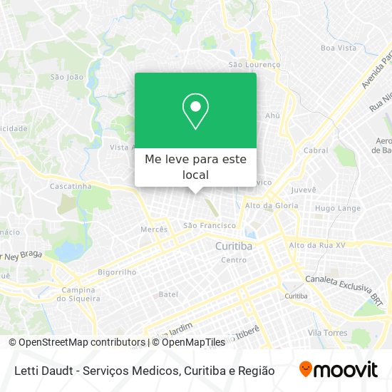 Letti Daudt - Serviços Medicos mapa