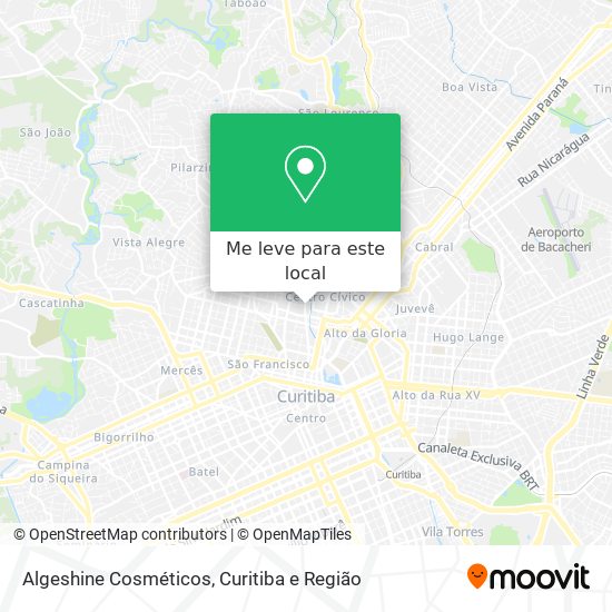 Algeshine Cosméticos mapa